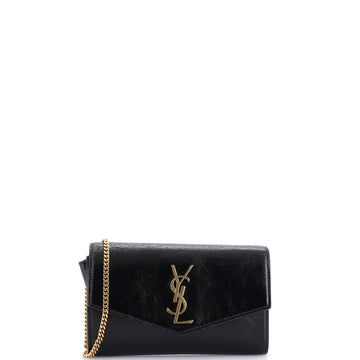 Saint Laurent Uptown Chain Wallet Leather