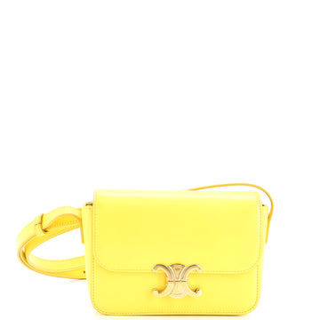 Celine Triomphe Shoulder Bag Smooth Calfskin Nano