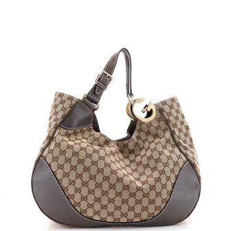 Gucci Charlotte Tote GG Canvas with Leather Large