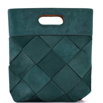Bottega Veneta Slip Tote Maxi Intrecciato Pony Hair Small