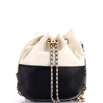 Chanel Gabrielle Drawstring Bag Quilted Calfskin Small