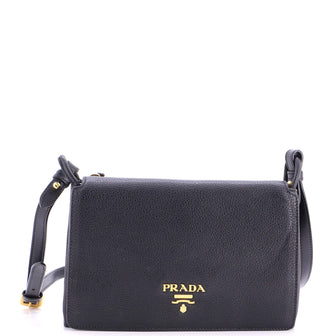 Prada Flap Crossbody Bag Vitello Daino Medium