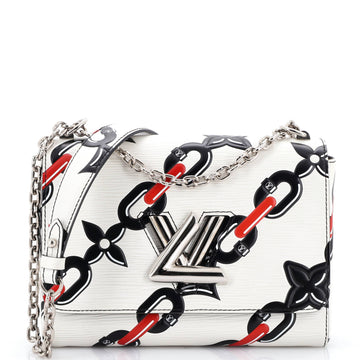Louis Vuitton Twist Handbag Limited Edition Print Epi Leather MM