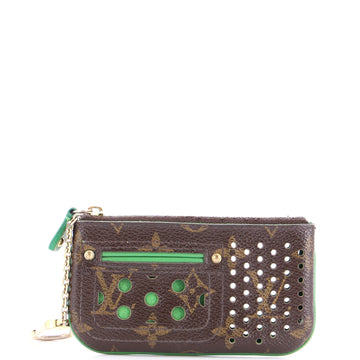 Louis Vuitton Key Pouch Perforated Monogram Canvas	
