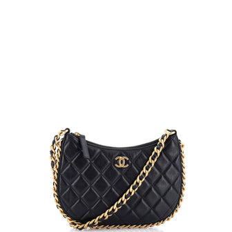 Chanel CC Chain Around Hobo Quilted Lambskin