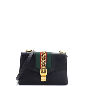 Gucci Sylvie Shoulder Bag Leather Small