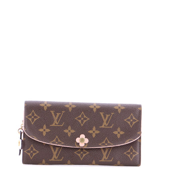 Louis Vuitton Emilie Wallet Limited Edition Blooming Flowers Monogram Canvas