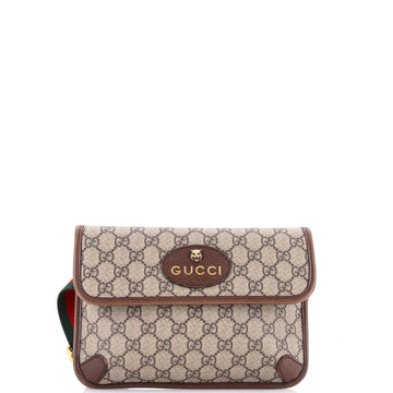 Gucci Neo Vintage Flap Belt Bag GG Coated Canvas