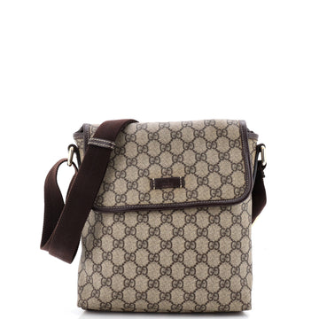 Gucci Flap Messenger GG Coated Canvas Small