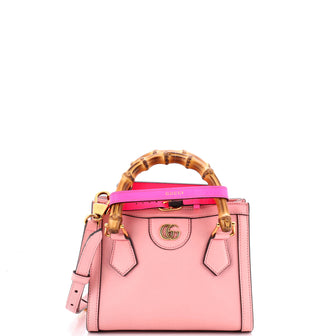 Gucci Diana NM Bamboo Handle Tote Leather Mini