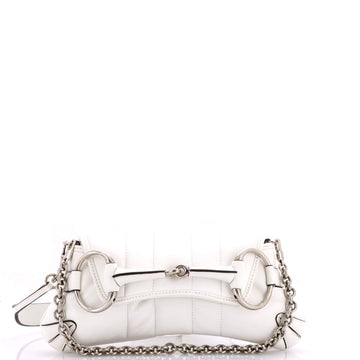 Gucci Horsebit Chain Shoulder Bag Vertical Quilted Leather Small