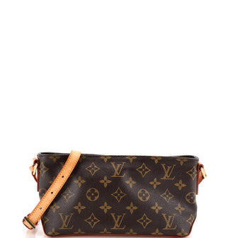 Louis Vuitton Trotteur Handbag Monogram Canvas
