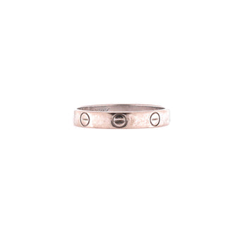 Cartier Love Wedding Band Ring 18K White Gold