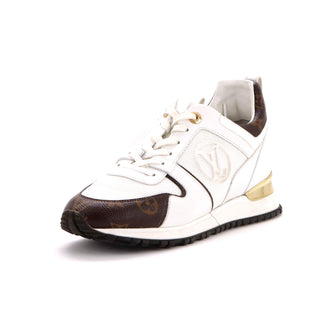 Louis Vuitton Women's Run Away Sneakers Mesh with Monogram Canvas and Leather