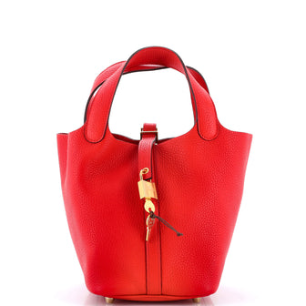 Hermes Picotin Lock Bag Clemence PM