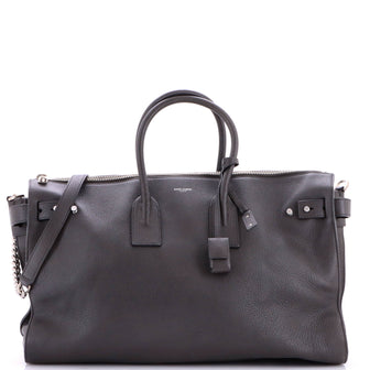 Saint Laurent Sac de Jour Souple Duffle Bag Leather 36H