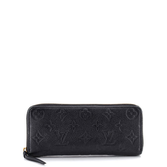 Louis Vuitton Clemence Wallet Monogram Empreinte Leather