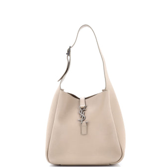 Saint Laurent Le 5 a 7 Supple Hobo Leather Small