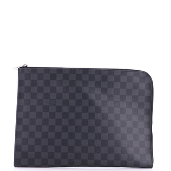 Louis Vuitton Zip Around Pochette Jour Damier Graphite GM