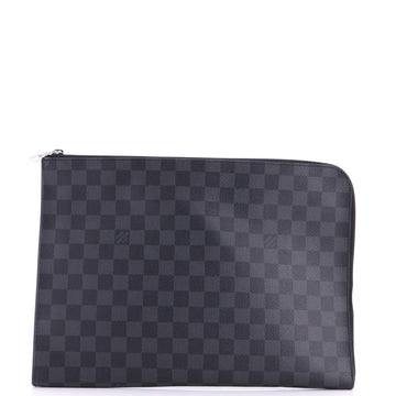Louis Vuitton Zip Around Pochette Jour Damier Graphite GM
