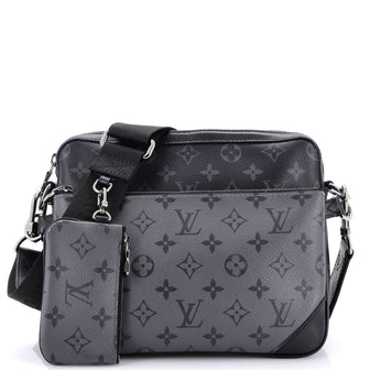 Louis Vuitton Trio Messenger Bag Reverse Monogram Eclipse Canvas