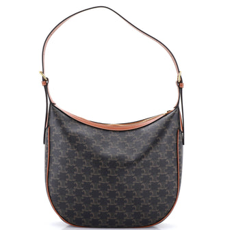 Celine Heloise Bag Triomphe Coated Canvas Medium