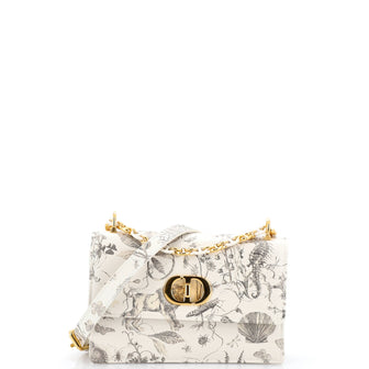 Christian Dior Miss Caro Flap Bag Printed Leather Mini