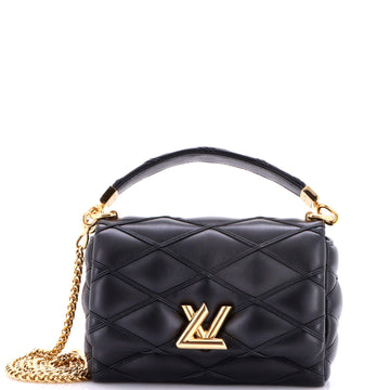 Louis Vuitton GO-14 Top Handle NM Handbag Malletage Leather PM