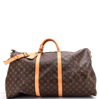 Louis Vuitton Keepall Bandouliere Bag Monogram Canvas 60