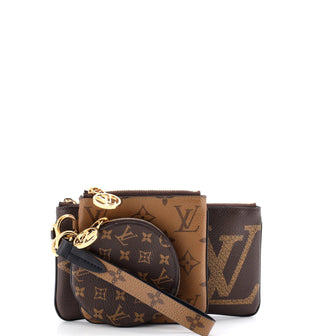 Louis Vuitton Trio Pouch Set Reverse Monogram Giant