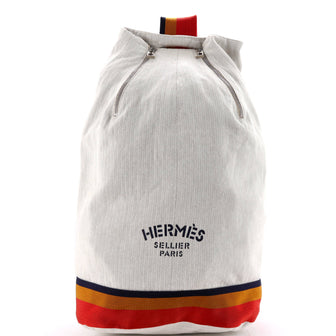 Hermes Cavalier Sling Bag Toile and Nylon