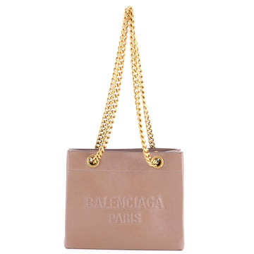 Balenciaga Duty Free Chain Tote Leather Small