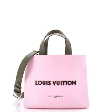 Louis Vuitton Shopper Tote Leather Mini