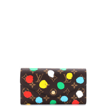 Louis Vuitton Sarah Wallet NM Yayoi Kusama Painted Dots Monogram Canvas