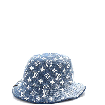 Louis Vuitton Bob Bucket Hat Monogram Jacquard Denim