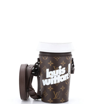 Louis Vuitton Coffee Cup Convertible Pouch Everyday Signature Vintage Monogram Canvas