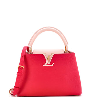Louis Vuitton Braided Chain Capucines Bag Taurillion Leather BB
