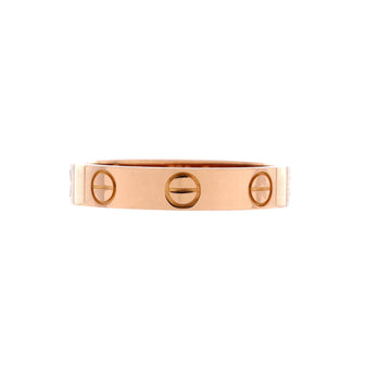 Cartier Love Wedding Band Ring 18K Rose Gold
