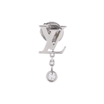Louis Vuitton Idylle Blossom LV Ear Stud Earrings 18K White Gold with Diamond