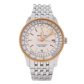 Breitling Navitimer Automatic Watch Stainless Steel and Rose Gold 41