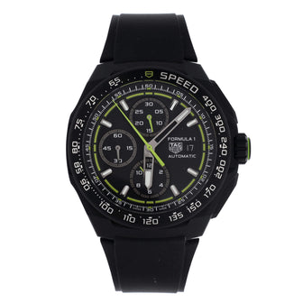 Tag Heuer Formula 1 Chronograph Automatic Watch DLC Titanium and Rubber 44