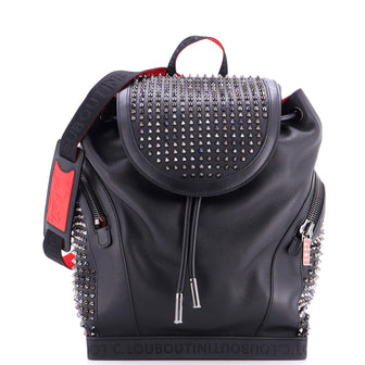 Christian Louboutin Explorafunk Backpack Spiked Leather