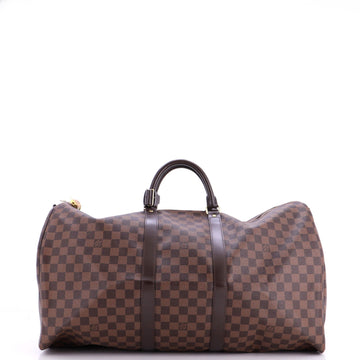 Louis Vuitton Keepall Bandouliere Bag Damier 55