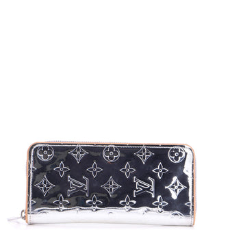 Louis Vuitton Zippy Wallet Monogram Mirror Coated Canvas Vertical