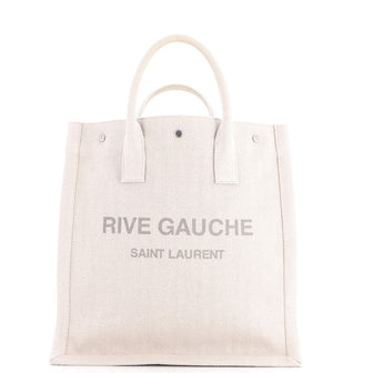 Saint Laurent Rive Gauche Shopper Tote Canvas Tall
