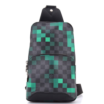Louis Vuitton Avenue Sling Bag Limited Edition Damier Graphite Pixel