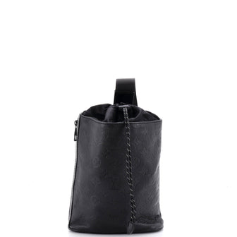 Louis Vuitton Chalk Sling Bag Monogram Shadow Leather