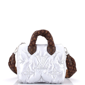 Louis Vuitton Speedy Bandouliere Bag Monogram Quilted Econyl Nylon 25