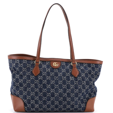 Gucci Ophidia Shopping Tote GG Denim Medium