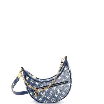 Louis Vuitton Loop Handbag Monogram Jacquard Denim